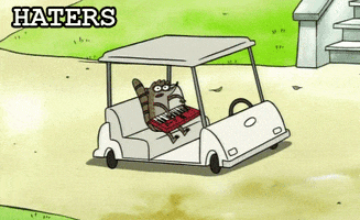 regular show haters gonna hate GIF