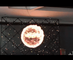 3D Hologram Led Fan Display GIF