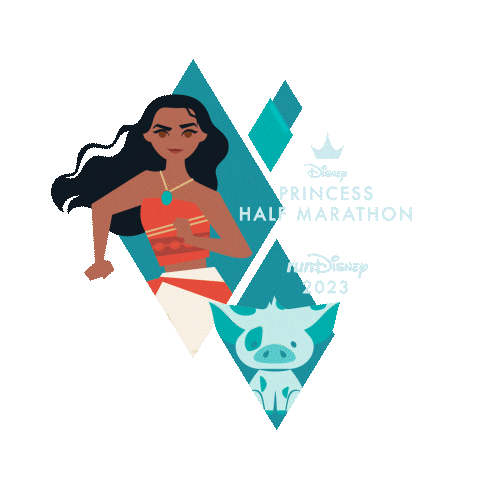 Half Marathon Rundisney Sticker by Disney Sports
