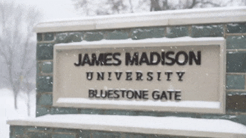 Snow Day Christmas GIF by James Madison University