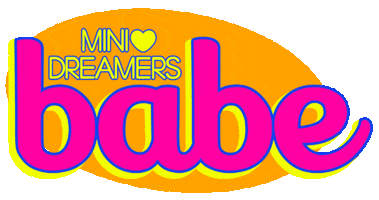 Babe Sticker by Mini Dreamers