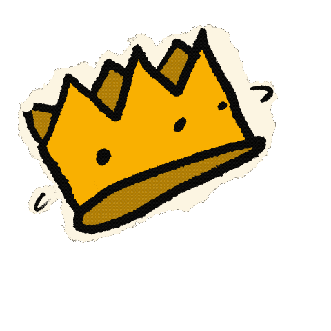 Kral Sticker by Bitti Gitti