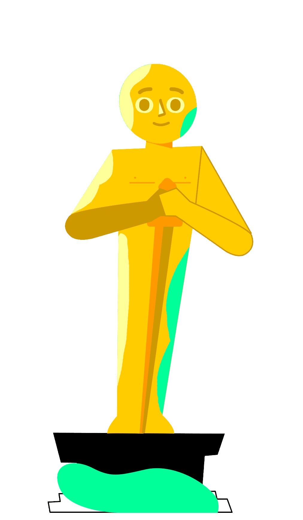 Happy Oscars Sticker by dot_pieces for iOS & Android GIPHY