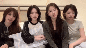 Shocked Girl Group GIF