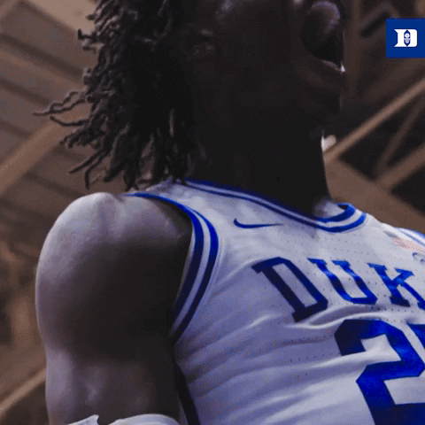 Yell College Basketball GIF by Duke Men's Basketball