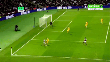 janvejdelek andy carroll amazing bicycle kick goal GIF