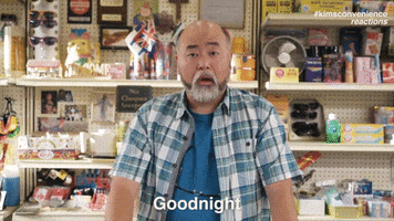 Good Night Reaction GIF by Kim's Convenience
