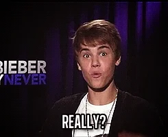 Excited Justin Bieber Gif