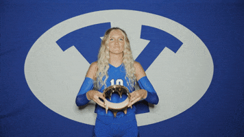 Queen Smile GIF by BYU Cougars