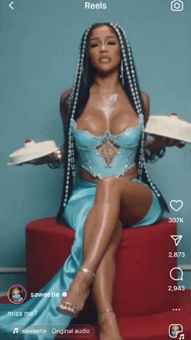 Birthday GIF by Saweetie