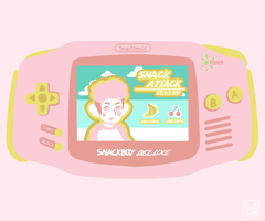 pink nintendo GIF by Snacky Boy