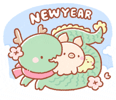 New Year Dragon GIF by BREAD TREE