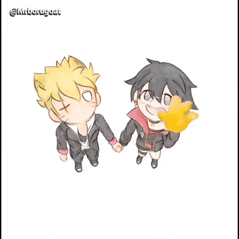 Boruto Uzumaki Hello GIF