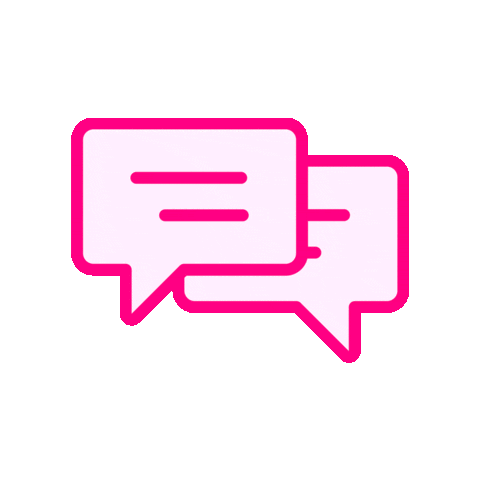 Pink Talking Sticker