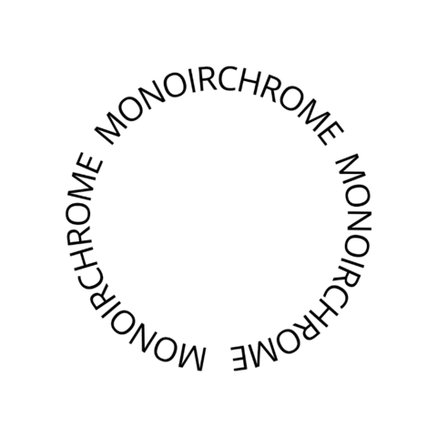 monoirchrome Sticker