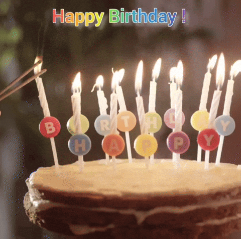 happy birthday candles animated gif