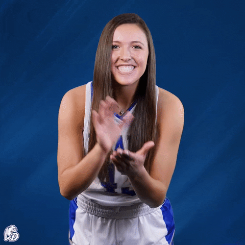 Clapping Berg GIF by Drake Athletics