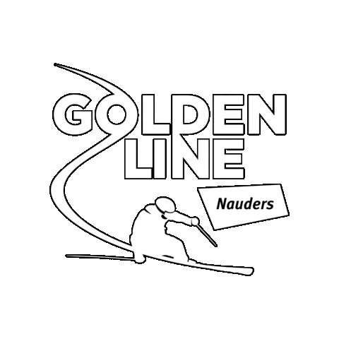 Golden Line Sticker by Nauders am Reschenpass