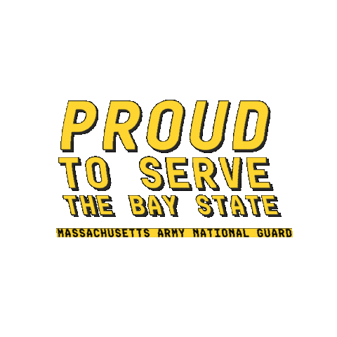 MA National Guard Sticker