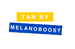 Tanning Sticker by Melanoboost