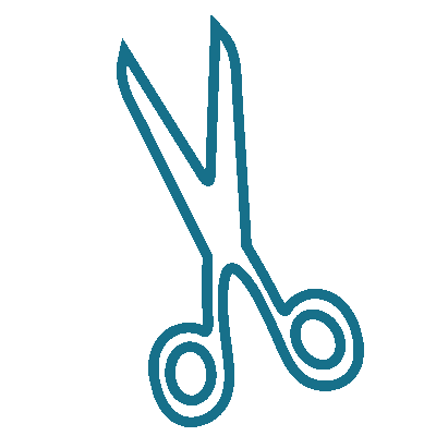 Cut Scissors Sticker by Balinea