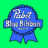 Illustration Beer GIF by Pabst Blue Ribbon
