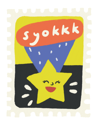 Excited Star Sticker