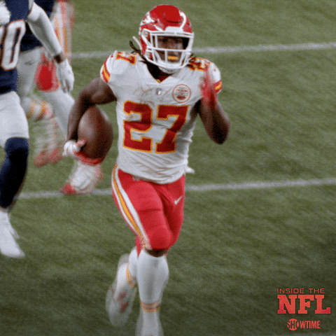 Kansas City Chiefs Running GIF by SHOWTIME Sports
