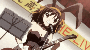 Haruhi Suzumiya Bunny GIF