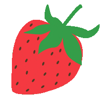 Fruit Strawberry Sticker