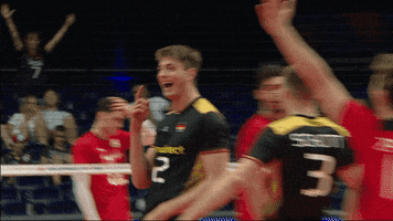 Germany Yes GIF by Volleyball World