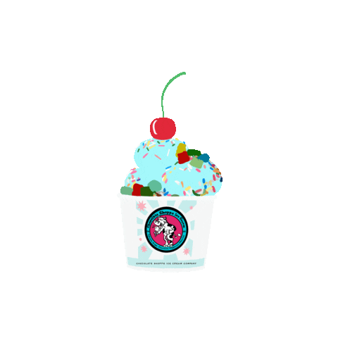 Ice Cream Comida Sticker by Chocolate Shoppe Ice Cream Company