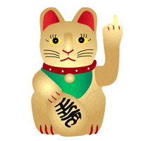 Explore fortune cat GIFs