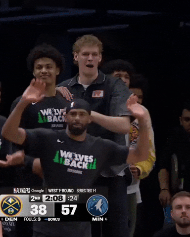 Nba Hype GIF by Minnesota Timberwolves