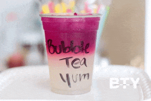 Bubble Tea Yum GIF