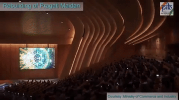VishSax pragati maidan redevelopment amphitheatre GIF