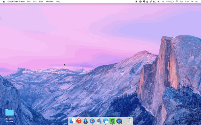mac running a gif for screensaver