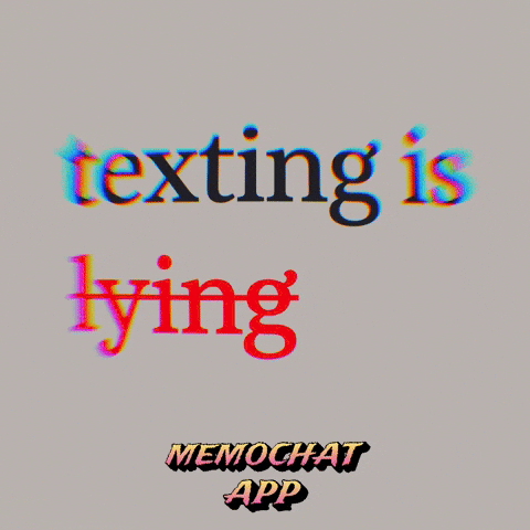 Text Laying GIF
