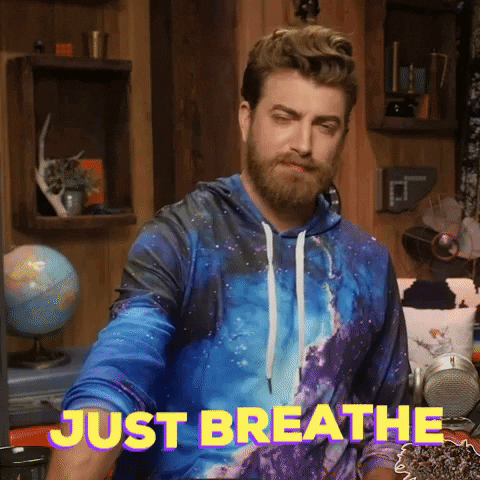 yoga breathe GIF by Rhett and Link
