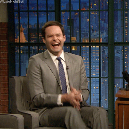 Bill Hader Lol GIF by Late Night with Seth Meyers Find & Share on GIPHY