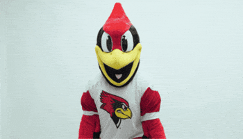 Mascot Reggie GIF by Illinois State University
