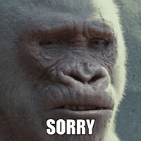 sorry gorilla GIF by Warner Bros. Deutschland