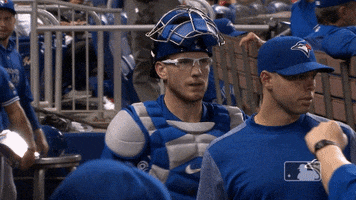 fist bumps GIF by MLB