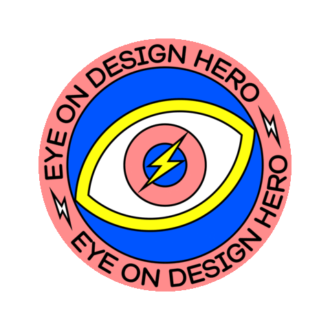 Eod Blinking Sticker by AIGA Eye on Design