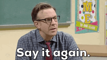 Say It Again Jason Sudeikis GIF by Saturday Night Live