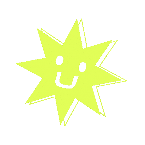 Happy Star Sticker