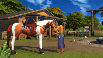 Happy Farm Animal GIF by The Sims