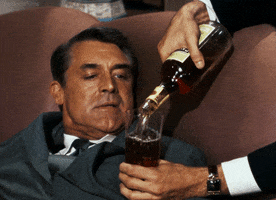 Cary Grant Drinking GIF by The Good Films