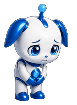 Sad Robot Sticker by KOHAKU