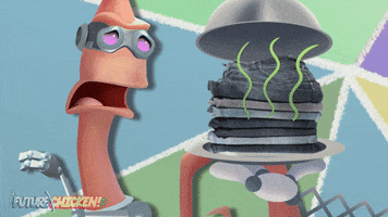 Robot Worm GIF by Wind Sun Sky Entertainment